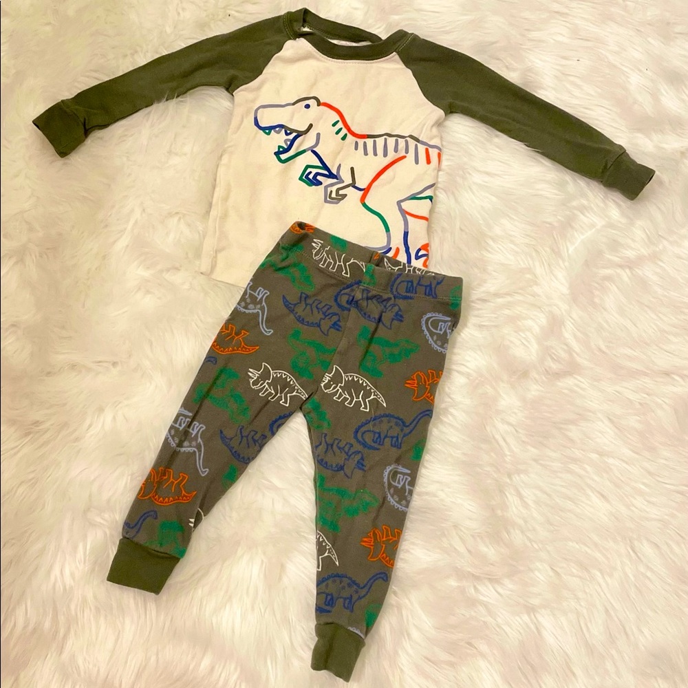 9-12 month Dino Jammie Set